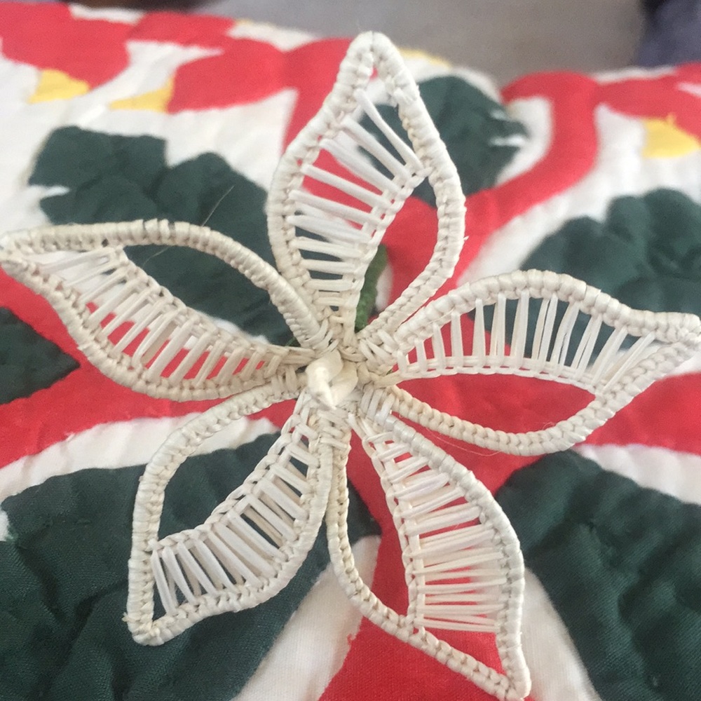 Woven flower